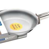 Frigideira Tramontina Allegra em Aço Inox com Fundo Triplo 24 cm 2,1 L Tramontina