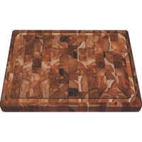Tábua para Churrasco Tramontina Retangular em Madeira Invertida Teca com Acabamento Envernizado 50 x 38 cm Tramontina