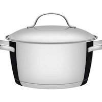 Caçarola Funda Tramontina Allegra em Aço Inox com Fundo Triplo 24 cm 5,7 L Tramontina