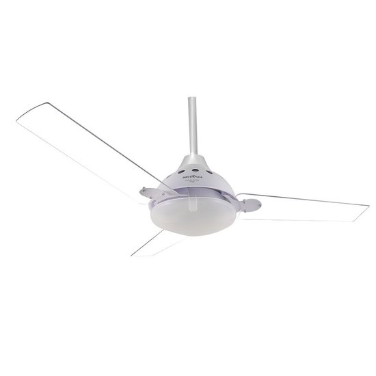 Ventilador Britânia de Teto e Luminária Cristal BVT05B