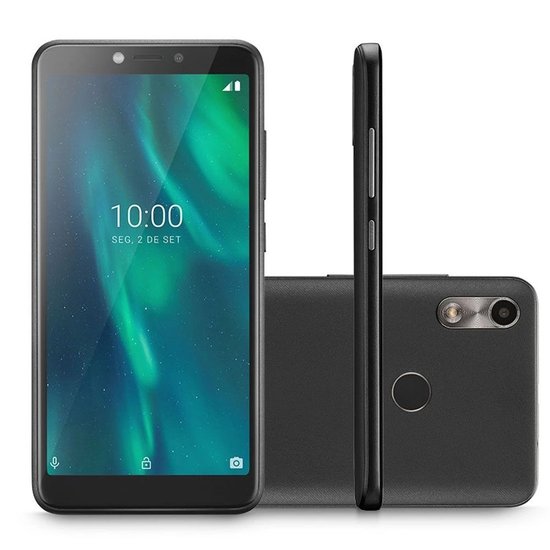 Smartphone Multilaser F Tela 5.5 32GB 1GB RAM Android 9 P9130 - Preto