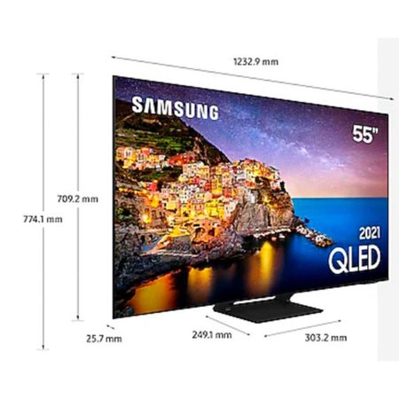 TV Smart 55QN55Q70AAGXZD 55 Polegadas QLed 4K UHD Samsung