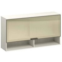 Armário Anita 1 Porta Basculante com Vidro Reflecta 1,20cm Luciane