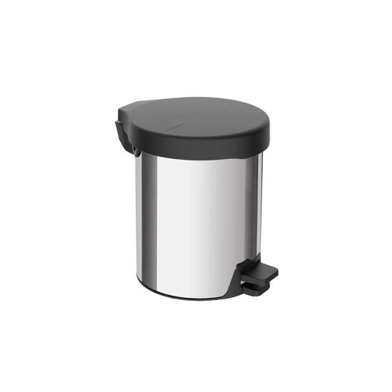 Lixeira New 5L Inox Com Pedal Tramontina