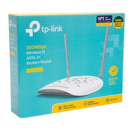 Modem Roteador Wireless N ADSL2 TD-W8961N Tp-link