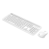 Conjunto Teclado e Mouse sem Fio HP CS500 Branco