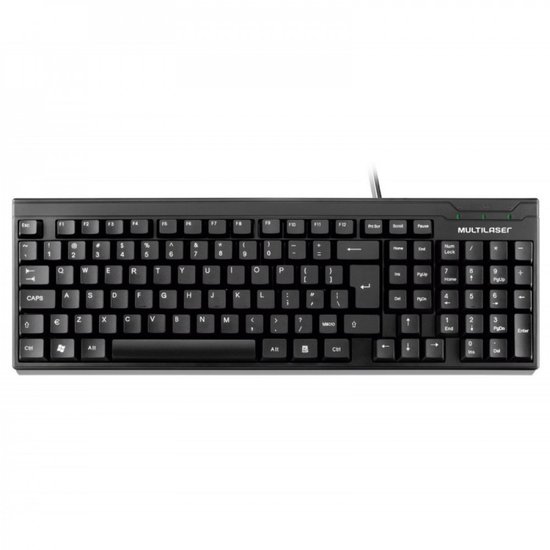 Teclado Usb Multilaser Basico Slim Tc193