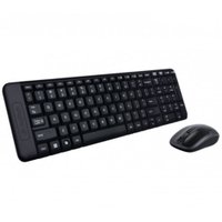 Kit Teclado e Mouse sem Fio Logitech Mk220