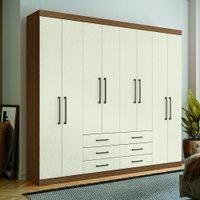 Guarda Roupa Casal Santos Andirá Master 8 Portas 6 Gavetas