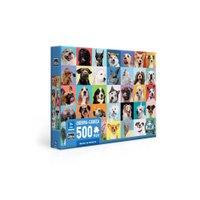 Quebra-Cabeças Mosaico De Cachorros 500 Peças - Toyster