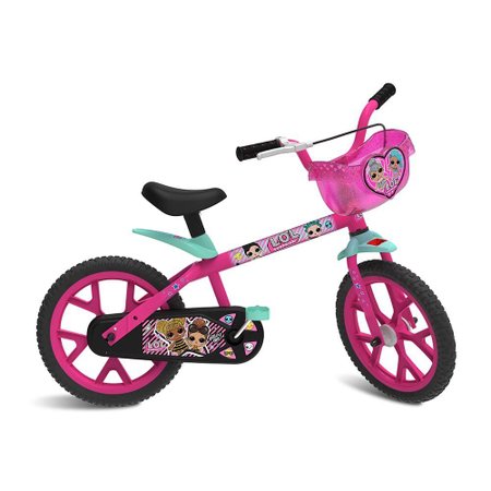 Bicicleta Infantil LOL Aro 14 - Brinquedos Bandeirante