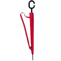 Guarda Chuva Automático Cellulare Sombrinha Longa Fazzoletti Vermelho