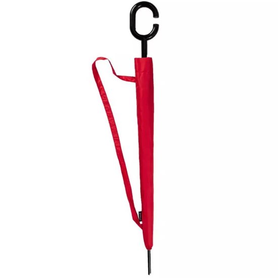 Guarda Chuva Automático Cellulare Sombrinha Longa Fazzoletti Vermelho