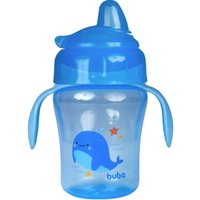 Copo De Treinamento Bebê Transição Com Alça Tampa Buba Azul 6 Meses