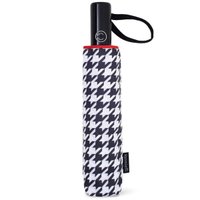 Guarda Chuva Retrátil De Bolsa Sombrinha Automática Pied Poule Fazzoletti