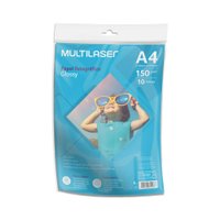 Glossy Paper Multilaser A4 150G C/ 10 Folhas - PE002
