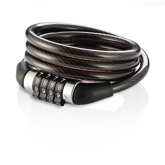 Cadeado Atrio com Senha para Bike 8mm-100cm Preto Bi012