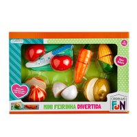 Creative Fun Multikids Mini Feirinha Divertida 6 Legumes Indicado para +3 Anos - BR1108