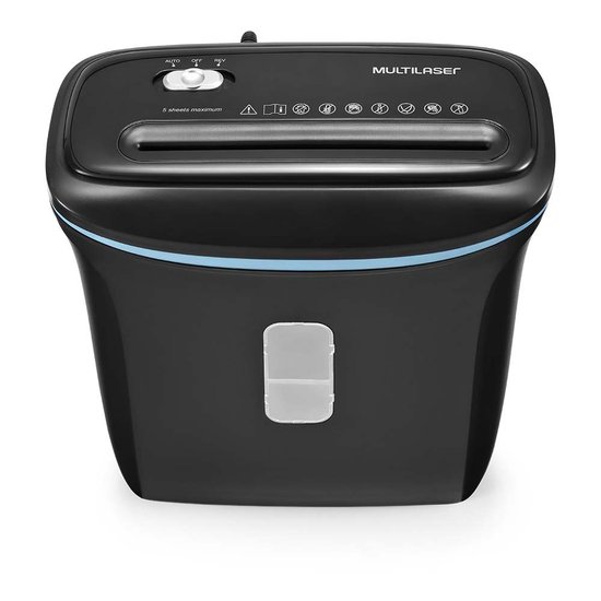 Fragmentadora De Papeis E Cartões 11L 127V Preta Multilaser - OF005