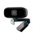 Webcam Full HD 1080p Auto Focus Rotação 360 Microfone USB Preto Multilaser - WC052