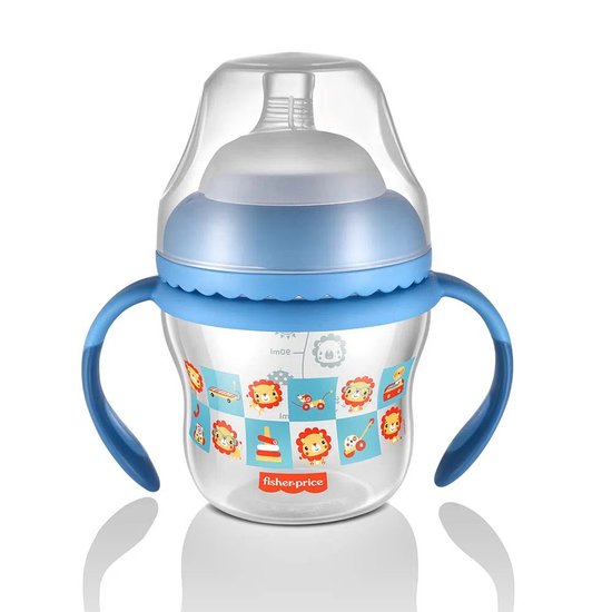 Copo de Transição First Moments com Bico Extra e Alça Removível 150 Ml Lollypop Fisher Price BB1055