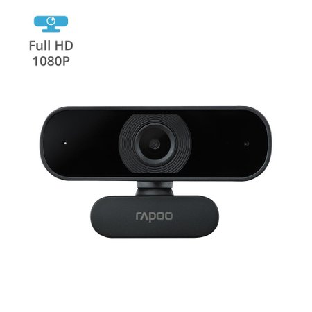 Combo Home Office - Headset Rapoo USB Preto, Webcam Rapoo Full HD, Teclado e Mouse Rapoo 2.4 Ghz - RA020K