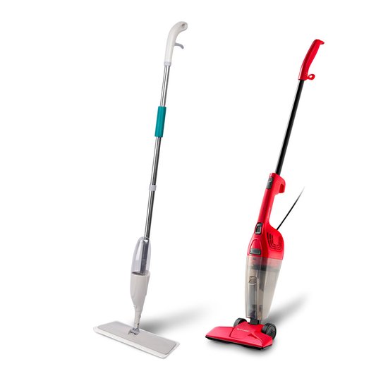 Combo Casa - Mop Spray Articulado e Aspirador de Pó 2 em 1 - HO058K