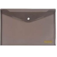 Pasta Envelope A4 Fecho Botao Fume Ei046