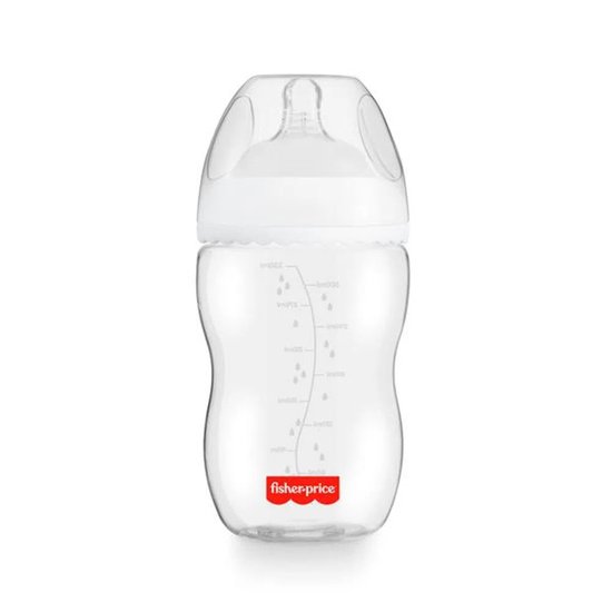 Mamadeira First Moments Clássica Neutra 330Ml Fisher Price BB1026