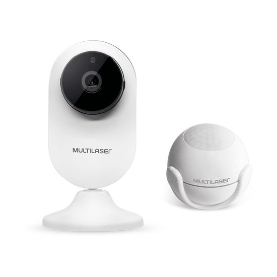 Combo Segurança - Câmera Interna Inteligente HD Wi-Fi e Sensor de Presença Inteligente Wi-Fi Multilaser Liv - SE230K