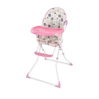 Cadeira Alta De Alimentacao Slim Rosa Gatinho - BB610