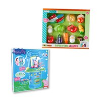 Combo Cozinha Kids - Cozinha Peppa Pig e Super Feira Legumes Creative Fun Multikids - BR1319K