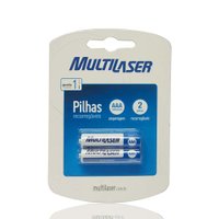 Pilhas Recarregáveis Aaa Multilaser Com 2 Unidades - Cb051