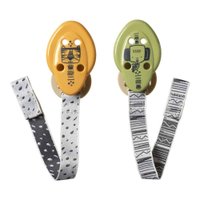 Kit 2 Prendedores de Chupetas Verde com Amarelo Tommee Tippee - TT052