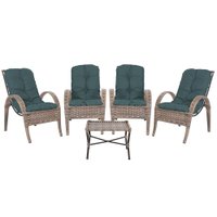 4 Cadeiras Napoli Plus Argila A09 - 1 Mesa Cravo Argila