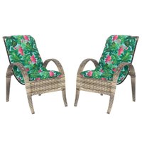 2 Cadeiras Napoli Plus Capuccino A01