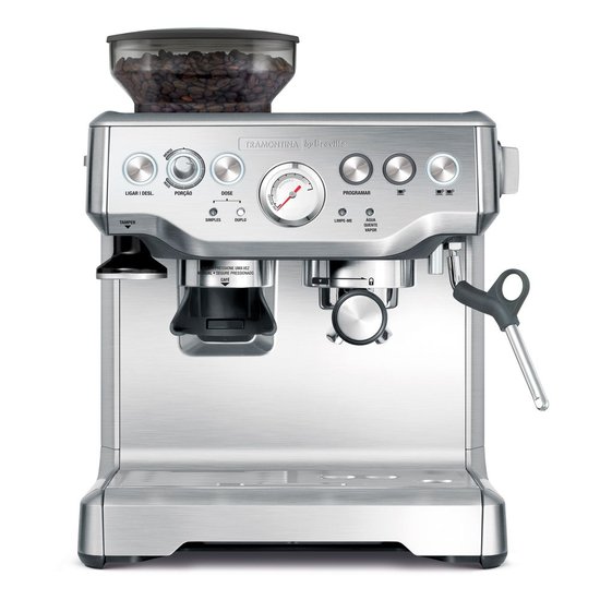 Cafeteira Elétrica Tramontina by Breville Express Pro em Aço Inox com Moedor 2 L 110V