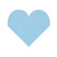 Guardanapo de Papel Coração Azul 20 Peças D e A