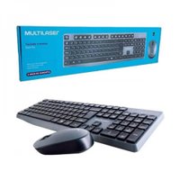 Kit Teclado/mouse Sem Fio Multilaser Multimidia Wireless