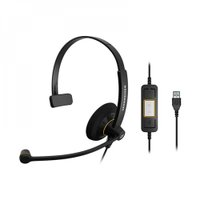 Fone De Ouvido Com Microfone Usb Sennheiser Sc30 Monoauricul