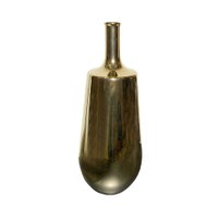 Vaso Decorativo em Cerâmica Dourado 37,8X15,7X15,7cm - D'Rossi