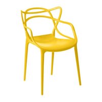 Cadeira Allegra Sala de Jantar Amarelo - D'Rossi