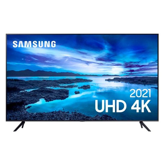 Smart TV Crystal UN60AU7700GXZD 60 Polegadas UHD 4K Samsung