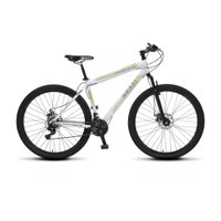 Bicicleta Colli Aro 29 Shimano Force One 21 Marchas Freio a Disco Suspensão Dianteira Branca