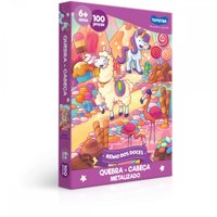 Quebra-Cabeça Puzzle 100 Peças Reino dos Doces - Toyster