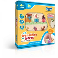 Quebra-Cabeça Infantil Trenzinho de Letras 26 Peças - Toyster