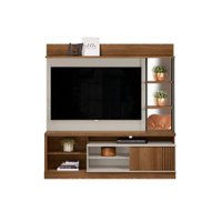 Estante Home Garibaldi Para TVs Até 55 Polegadas Linea Brasil Freijo/Off White