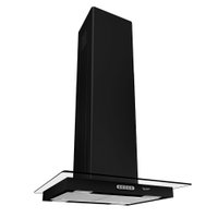 Coifa Terim Ilha Black Vidro Reto 60 cm