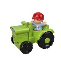Mini Figura Little People Veículo Trator - Mattel