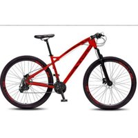 Bicicleta Colli  Toro Alumínio 24 Velocidades Aro 29 - Preto Fosco / Vermelho